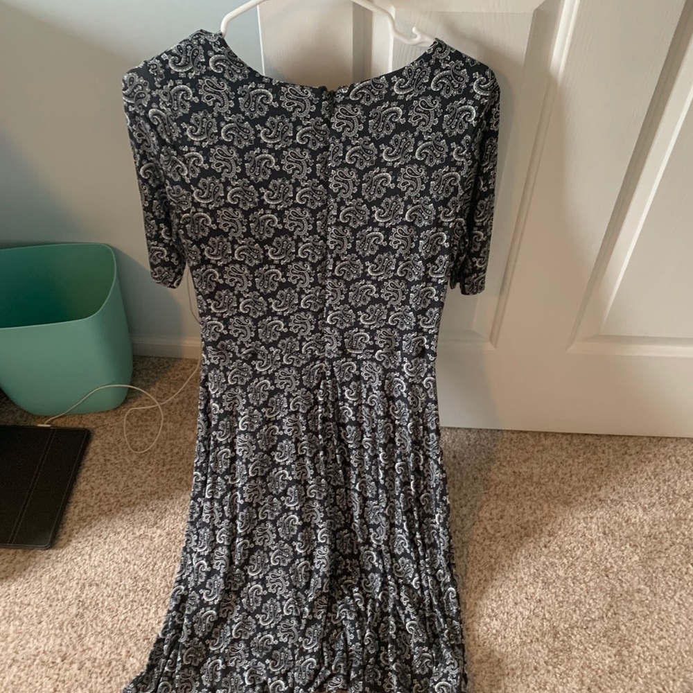 Ann Taylor Cotton Midi Paisley  Dress: NWT Small